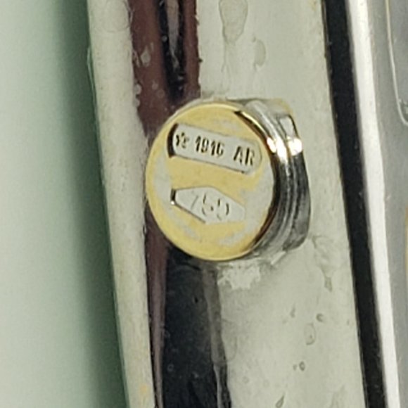 Vintage 18 Karat White Gold and Enamel Handbag Charm #11534 - Picture 7 of 7